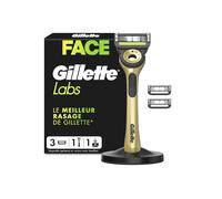 Rasoir Manuel - GILLETTE - Labs Home Édition Limitée - Manche métallique réutilisable - 3 recharges - FlexDisc 2D