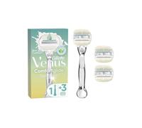 Rasoir mécanique - Gillette Venus - Pro ComfortGlide Sensitive - 5 lames - Bande lubrifiante à l'aloé vera - Poignée métal