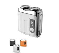 Rasoir Paxa - Manuel de Voyage,2025 Nouveau Mini Rasoir Électrique, Lame en Acier Inoxydable, de Magnétique Voyage Rechargeable USB,Tête Flottante, Design Compact pour Barbe