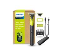 Rasoir Philips OneBlade 360 Connectivity QP4631/65 Charbon de bois et Citron vert pour visage et corps 60 min, tondeuse, étui de voyage