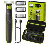 Rasoir Philips OneBlade 360 QP2724/23 - Wet & Dry - 45 min - 3 sabots - étui