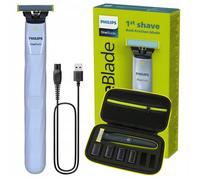 Rasoir Philips OneBlade First Shave QP1324/20 - Wet & Dry - 30 min - étui