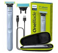 Rasoir Philips OneBlade QP1324/30 First Shave - 2 lames Sensitive - étui de voyage