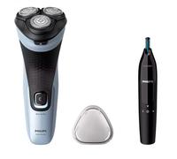 Rasoir Philips Shaver 3000 têtes pivotantes et coupe-branches + coupe-nez (S3003/02+NT1650)