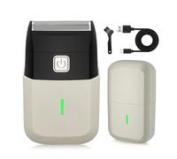 Rasoir portable avec batterie rechargeable et coupe unique, parfait pour les voyages d'affaires ou les vacances, rasoir portable sans fil avec batterie longue durée.