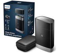 Rasoir portable Philips, rasoir électrique sec et humide, système de lames ComfortCut, têtes flottantes 3D, design compact, batterie puissante, modèle PQ888/06