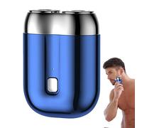 Rasoir portable pour homme - Tondeuse à barbe portable étanche - Rechargeable par USB - Rasoir sec humide pour la maison, les voyages, l'avion, la douche, le nez, les sourcils, le corps, le visage, la