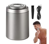 Rasoir portable - Tondeuse à moustache faciale étanche 6600 tr/min - Outil de toilettage rechargeable par USB à faible bruit, rasoir humide et sec pour couper les poils du visage
