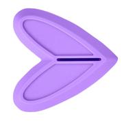 Rasoir pour Bikini Cœur en Abs et Silicone pour Femmes