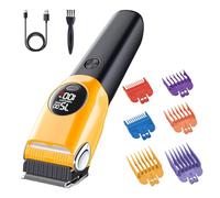 Rasoir pour chiens, rechargeable électrique à 3 vitesses, tondeuse pour poils de chien et toilettage, pour petites et grandes races, chiots, chats avec poils fins, long, épais, bouclés et perdus