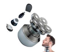 Rasoir pour Crâne Chauve - Rasoir Visage - Tondeuse Sans Fil Étanche Humide et Sec - Idéal Voyage, Maison, Professionnel et Papa