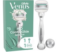 Rasoir Pour Femmes Pro ComfortGlide Sensitive,Manche ,Cartouche De Recharge A 5 Lames Et Bande Lubrifiante Contre La Peau Sèche