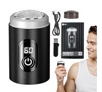 Rasoir pour hommes humides et secs,Rasoir électrique étanche pour homme - pour le contouring sans angle mort pour le camping, les voyages en avion, les bureaux, les voitures, les voyages d'affa