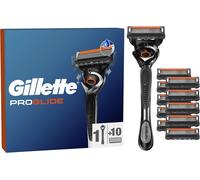 Rasoir Pour Hommes Proglide, 10 Recharges A 5 Lames, Authentiques, Avec Bande Lubrifiante Avant Et Après Pour Un Rasage De Près Et Un Confort Incroyables, 1 Recharge Par 30 Rasages[Z746]