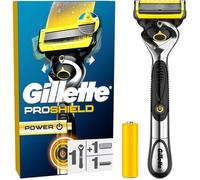 Rasoir Pour Hommes Proshield Power,Manche Et Cartouche De Recharge A 5 Lames Ultra-Affutées,Nouvelle Bande Lubrifiante Pour Un