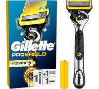 Rasoir Pour Hommes Proshield Power, Manche Et Cartouche De Recharge A 5 Lames Ultra-Affutées, Nouvelle Bande Lubrifiante Pour Un Rasage de Près et Un Confort Incroyables