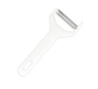 Fackelmann 49014 Rasoir à julienne, rasoir à légumes, rasoir pour julienne de légumes, Plastique, Acier inoxydable, Blanc, 15,1 x 5,8 x 0,8 cm
