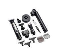 Rasoir Professionnel Sans Fil Pour Hommes Offrant 5 Fonctions, Y Compris Une Tondeuse De Nez Et Une Tige D ' Extension Flexible, Outil De Toilettage Multiple