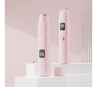 Rasoir rechargeable pour femme avec double tête d'épilation du corps pour les voyages et une utilisation quotidienne, rasoir à faible bruit pour poils pubiens