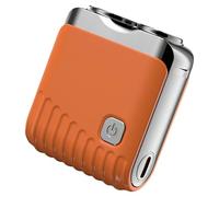 Rasoir rechargeable pour homme, tondeuse à barbe compacte, soin du visage, rasoir électrique rotatif USB, utilisation humide, coupe de précision silencieuse, appareil de toilette portable, R