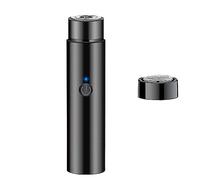 Rasoir rotatif électrique indolore pour homme - Lavable et rechargeable par USB - Épilateur à charge USB - Rasoir électrique portable - Rasoir électrique de voyage étanche