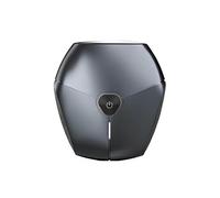 Rasoir Rotatif Electrique Intelligent Etanche Rechargeable avec 2 Têtes Noir