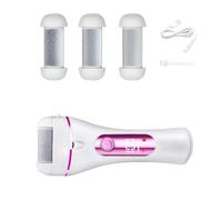 Rasoir sans fil pour callosités avec fonction d'étanchéité IPX5 et corps léger pour une manipulation et un nettoyage faciles de la machine à lisser les pieds