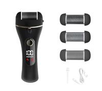 Rasoir sans fil pour callosités avec fonction d'étanchéité IPX5 et corps léger pour une manipulation et un nettoyage faciles de la machine à lisser les pieds