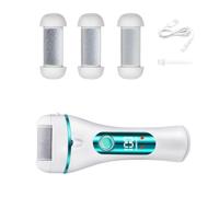 Rasoir sans fil pour callosités avec fonction d'étanchéité IPX5 et corps léger pour une manipulation et un nettoyage faciles de la machine à lisser les pieds