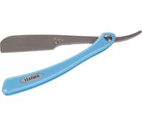 Rasoir shavette Feather Lame de rasoir, manche bleu, Professional Artist Club
