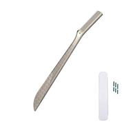 Rasoir Sourcils Et Facial Métal Intégré En Acier Inoxydable Et Alliage Carbone Doré Avec 3 Lames De Rechange Et Capuchon, Rasoir Sourcils Précision Outil Dermaplaning Visage Compact