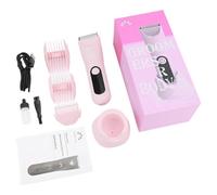 Rasoir unisexe pour le corps humide et sec avec tête en céramique, base rechargeable par USB, étanche pour une peau lisse, faible bruit