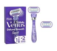 Rasoir Venus Deluxe Smooth Swirl 5 Lames - 2 Recharges De Lames Incluses