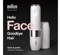 Rasoir - Tondeuse Electrique Visage Pour Femme Braun Face Mini Fs1000 - Fonction Smart Light - Blanc