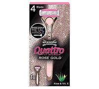 Rasoir Wilkinson Sword Quattro pour femme en or rose