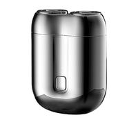 Rasoirs de voyage pour homme | Rasoir électrique à moteur à double tête 2024 pour un confort de poche | Rasoir rotatif étanche pour une utilisation humide et sèche, rasoir tempête rechargeable pour le