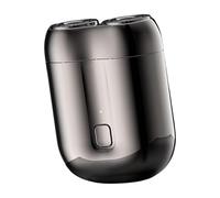 Rasoirs de voyage pour homme | Rasoir électrique à moteur à double tête 2024 pour un confort de poche | Rasoir rotatif étanche pour une utilisation humide et sèche, rasoir tempête rechargeable pour le