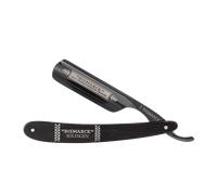 Rasoirs droits 6/8" carbon | Bismarck | ébène | incrustation d'argent