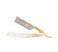 Rasoirs droits 6/8" carbon | Bismarck | incrustation or
