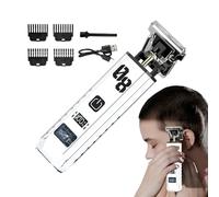 Rasoirs Électriques Hommes - Tondeuse À Cheveux Rechargeable,Rasoir Électrique Avec Accessoires | Kit De Rasage Multifonction,Pour Papa Petit Ami Grand-père Barbe Entretien Personnel Visage Corps