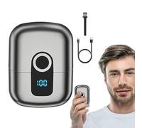 Rasoirs Électriques Pour Hommes - Rasage Du Visage Rasoir Électrique,Kit de Toilette Rechargeable Sans Fil Imperméable pour Peau Sensible, Taille-Barbe Portable