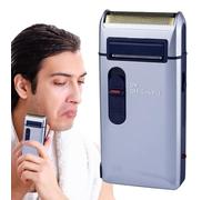 Rasoirs électriques pour hommes, rasoir électrique - Tondeuse à barbe rechargeable USB 3W Rasoir rétro | Nettoyage amovible, conception en filet géométrique, rasoirs pour hommes pour la maison et les