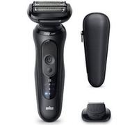 Braun Series 5 Rasoir électrique, Jusqu'à 50 Minutes Capuchon de Tondeuse de Précision, sans fil, Rasoir pour homme Humide et Sec, 100% Étanche, 52-N1200S, Noir