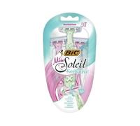 Rasoirs Jetables - Bic - Miss Soleil Sensitive - 3 Lames Mobiles - 3 Unités - Design Élégant