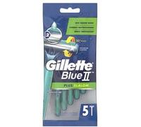Gillette Blue Ii Plus Slalom Disposable Razor Blade 5 Un