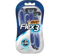 Rasoirs jetables pour homme - Bic - Flex 3 par 4 - Rasage Extra Doux - Lot économique de 12