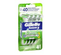Rasoirs Jetables Sensor3 Sensibles 4 Chacun Par Gillette