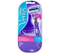 Venus Extra Smooth Swirl Rasoir Femme + 1 Lame de Rasoir Rechange Pour Une Glisse Optimale[OFFICIEL]