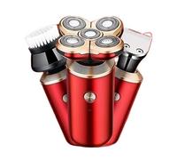 Rasoirs, Rasoir électrique 5 en 1 for hommes, tondeuse à barbe, rasoir flottant 5D, machine de rasage for tête chauve