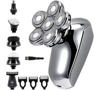 Rasoirs, Rasoir électrique 5 en 1, rechargeable par USB, for homme, double fonction humide/sec